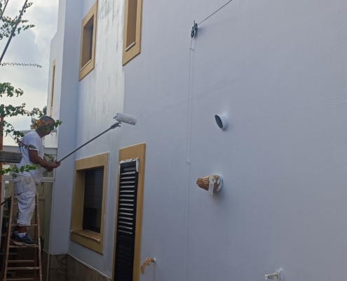 alta decoración y microcemento en Ibiza